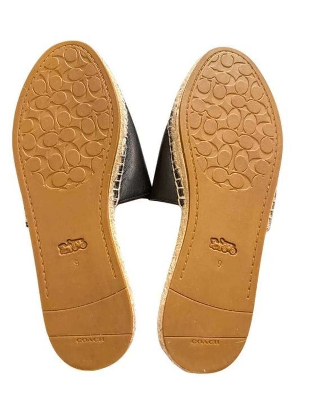 COACH CAMILLE ESPADRILLE SLIDE SANDLES NWOT Sz. 9 - Picture 8 of 8